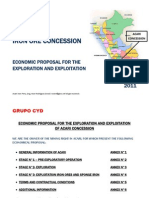 Acari Iron Ores Proposal Exploitation 1.1 Billion Dollars Noe Peru