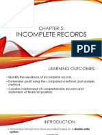 Chapter 5 Incomplete Record