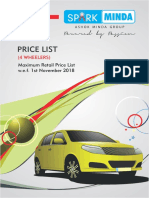 Spark Minda Price List 4 Wheeler 2