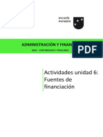 Actividades Unidad 6