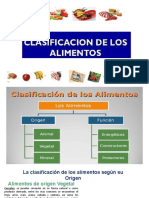 3.clasif. Alimentos Clase - 3-2022