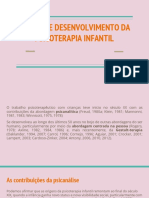 ORIGENS E DESENVOLVIMENTO DA PSICOTERAPIA INFANTIL Atualizado