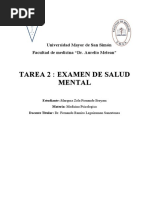 Examen de Salud Mental Fernando Marquez