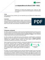 Turmadefevereiro-história-O Período Joanino e Independência Do Brasil (1808-1822) - 08!05!2023