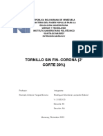 Tornillo Sin Fin - Corona (2° Corte 20%)