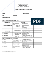 Physical Fitness Tests