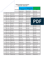 AWM Payroll Schedule 2022