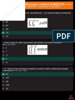 GABARITO MASTER Cálculo Diferencial e Integral III (MAD105)