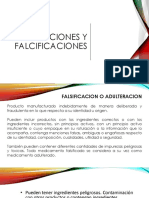 11º Adulteraciones y Falsificaciones