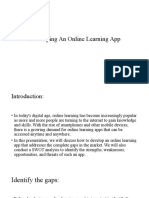 Developing An Online Learning App