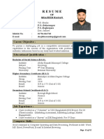 Shajeeb Hasan CV