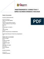 Conclusion de Mantenimiento Correctivo y Preventivo de Aires Acondicionados 4502020