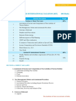 Paper 15: Direct Tax Laws and International Taxation (Dit) 100 Marks