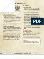 Patron - The Drunkard - GM Binder