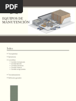 Equipos de Manutención