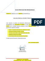 Modelo de Constancia de PPP - Practicando