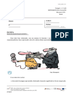 Teste 12ºLH3 - 2ºP - Escrita