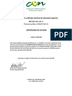 Certificado de Universidad