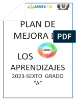 Plan de Mejora - Sexto-Grado