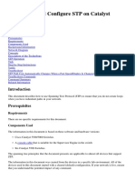 Understand and Configure STP On Catalyst Switches: Requirements