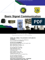 Basic Signal Communications