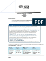 Eng 4 Term 2 - Connectives and Types of Sentences - Handout 9