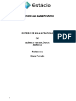 Roteiro Geral - Qu Mica Tecnol Gica - Aulas 1 9