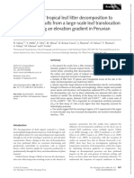 New Phytologist - 2010 - Salinas - The Sensitivity of Tropical Leaf Litter Decomposition To Temperature Results From A