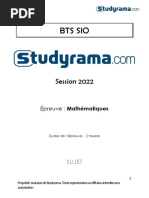 Maths BTS SIO