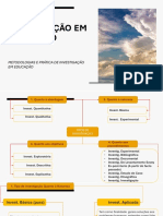 Tipos de Investigação em Educação