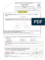 8º FT Função Linear