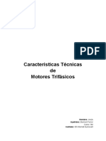 Características Técnicas de Motores Trifásicos