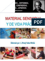 Montessori Material Sensorial y de Vida Practica