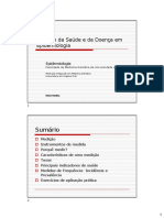 Aula Teórica #2B - Medição Da Doença e Saúde em Epidemiologia