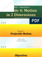 MTPPT4 Motion in 2 Dimensions