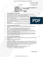 Fyit Sem Ii Apr.19 (Choice Base) Microprocessor Architecture 5.apr.19 (PC.33407)