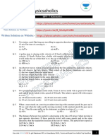 DPP 7 Kinematics RelativemotioninOne Dimension