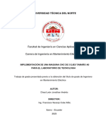 Implementación de Una Maquina CNC de 3 Ejes Tamaño A0 para El Laboratorio de Tecnología