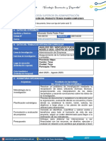 Plan de Ejecucion de Proyecto para La Titulacion