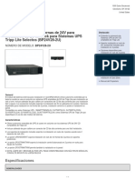 Módulo de Baterías Externas de 24V para Instalación de 2U en Rack para Sistemas UPS Tripp Lite Selectos (BP24V28-2U)