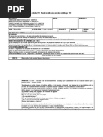 Formato Plan de Clase o Sesiones de Clases Semanal