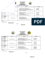 BSP Accomplishment Report For Service Credits