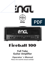 Fireball 100: Full Tube Guitar Amplifier