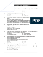 ELECTROMAGNETIC INDUCTION-04-Objective UnSolved