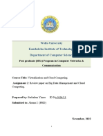 Review Paper On Big Data Management and Cloud Computing.