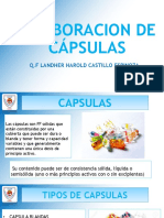 Elaboracion de Cápsulas: Q.F Landher Harold Castillo Espinoza