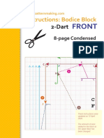 Instructions Bodice Front Condensed 2D 8pgs