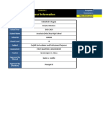 Quarterly Assessment Report Eapp