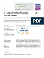 Co-Ni Supported Yttrium Oxide Material As A Catalyst For Ammonia Decomposition To CO - Free Hydrogen