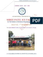 Ice Plant Visit Report 2019 PDF Thermal